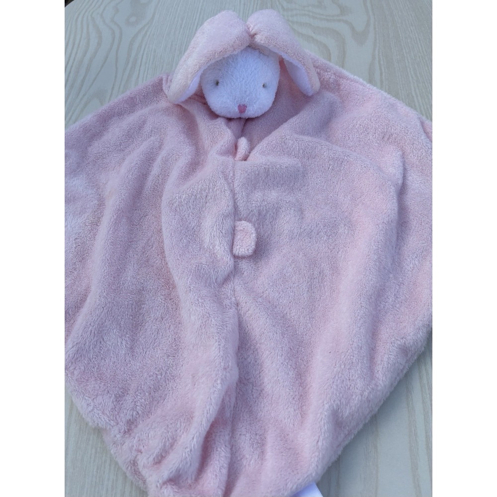 Angel Dear Pink & White Bunny Security Blanket Baby Lovey